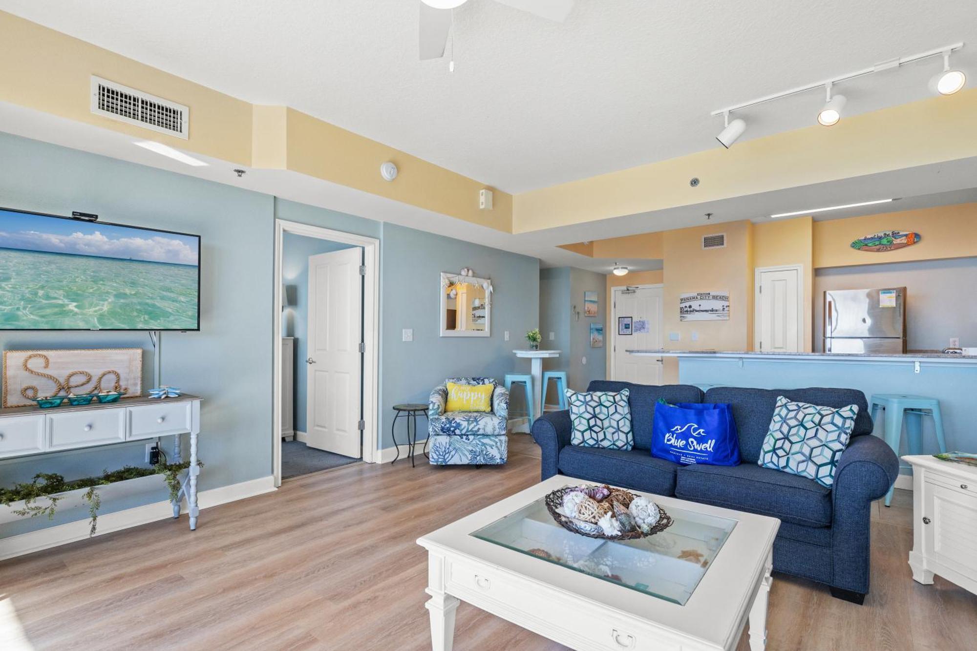 Penthouse With Beautiful Beach Views! 1 Bedroom, 2 Bathroom Penthouse! Panama City Beach Eksteriør bilde